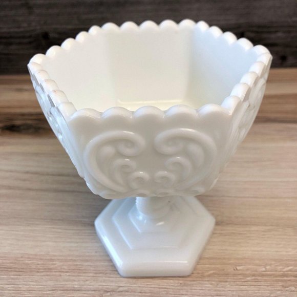 Imperial Glass Atterbury Scroll Footed Candy Dish - Picture 4 of 10